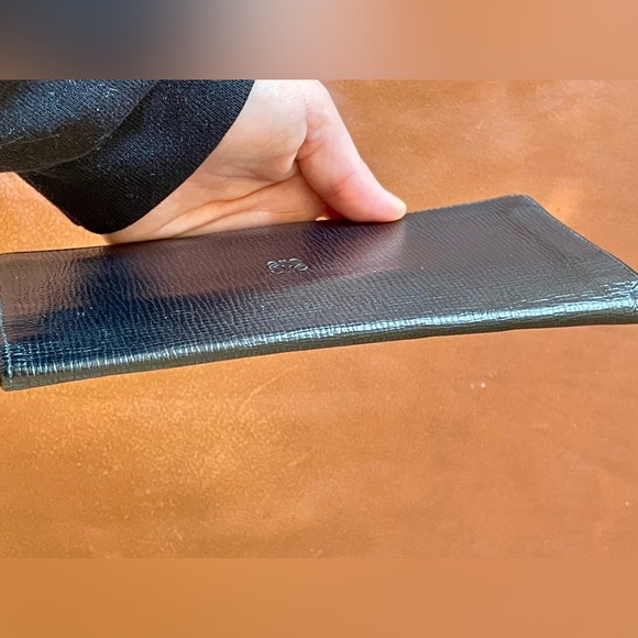 100% Authentic, Vintage, LOEWE, Nappa Leather, Long Bifold Wallet, Preloved 😻🖤 - Picture 12 of 16